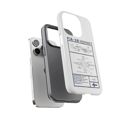 F/A-18 Hornet Schematic edition phone case (FAF Colour-Way)