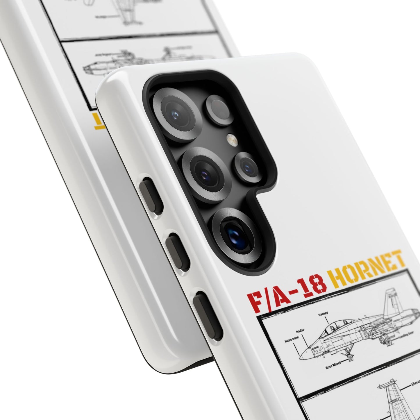 F/A-18 Hornet Schematic edition phone case (EDA Colour-Way)