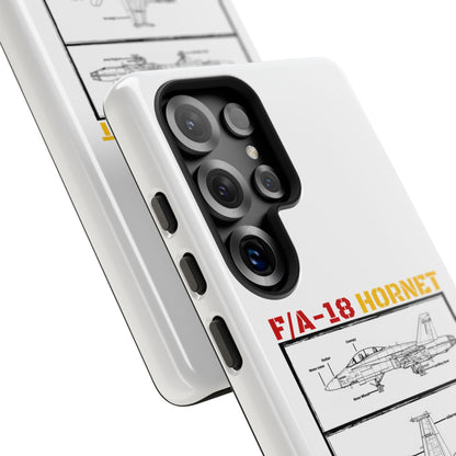 F/A-18 Hornet Schematic edition phone case (EDA Colour-Way)