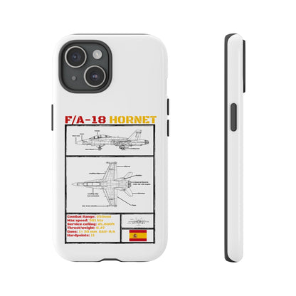 F/A-18 Hornet Schematic edition phone case (EDA Colour-Way)
