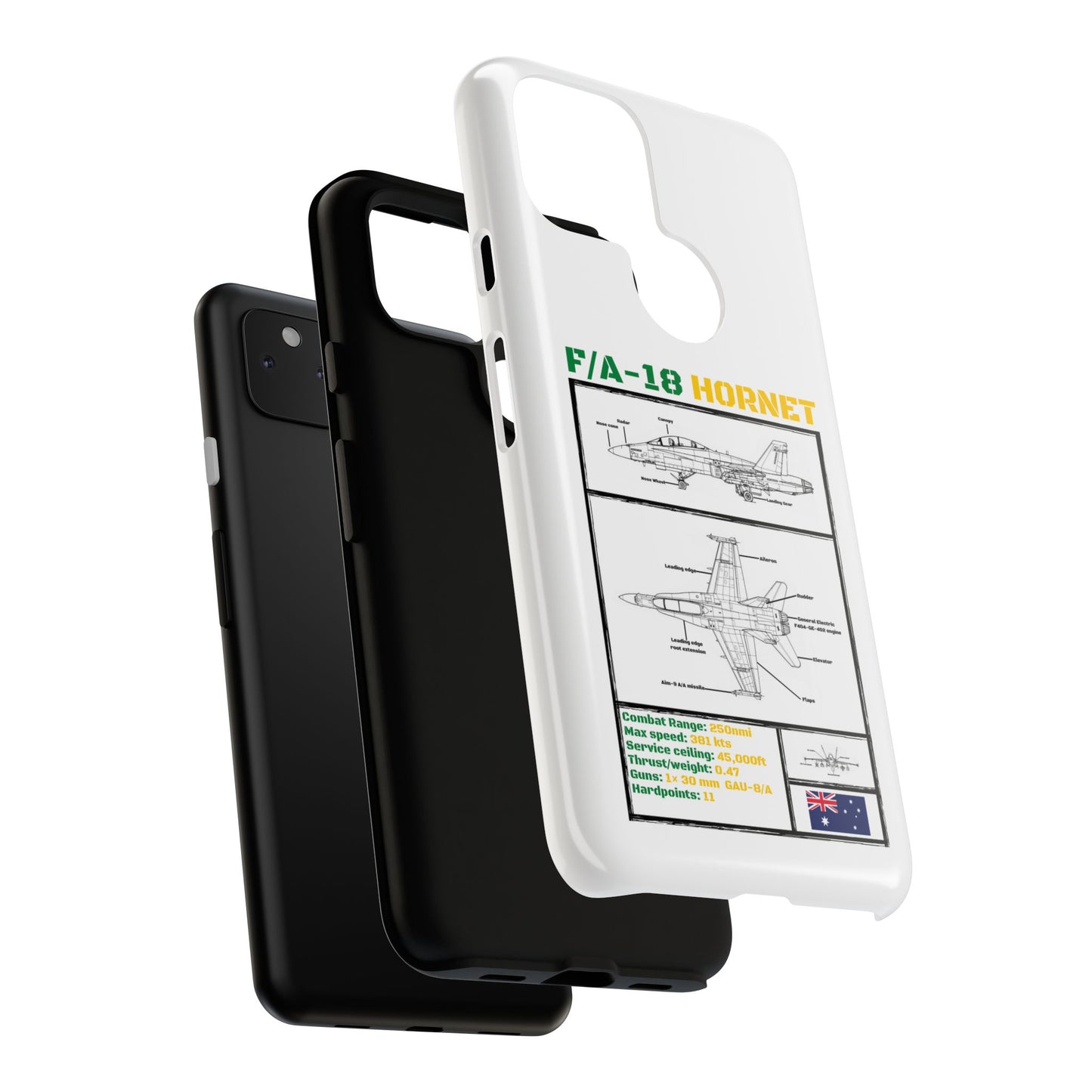 F/A-18 Hornet Schematic edition phone case (RAAF Colour-Way)