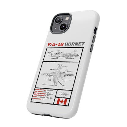 F/A-18 Hornet Schematic edition phone case (RCAF Colour-Way)