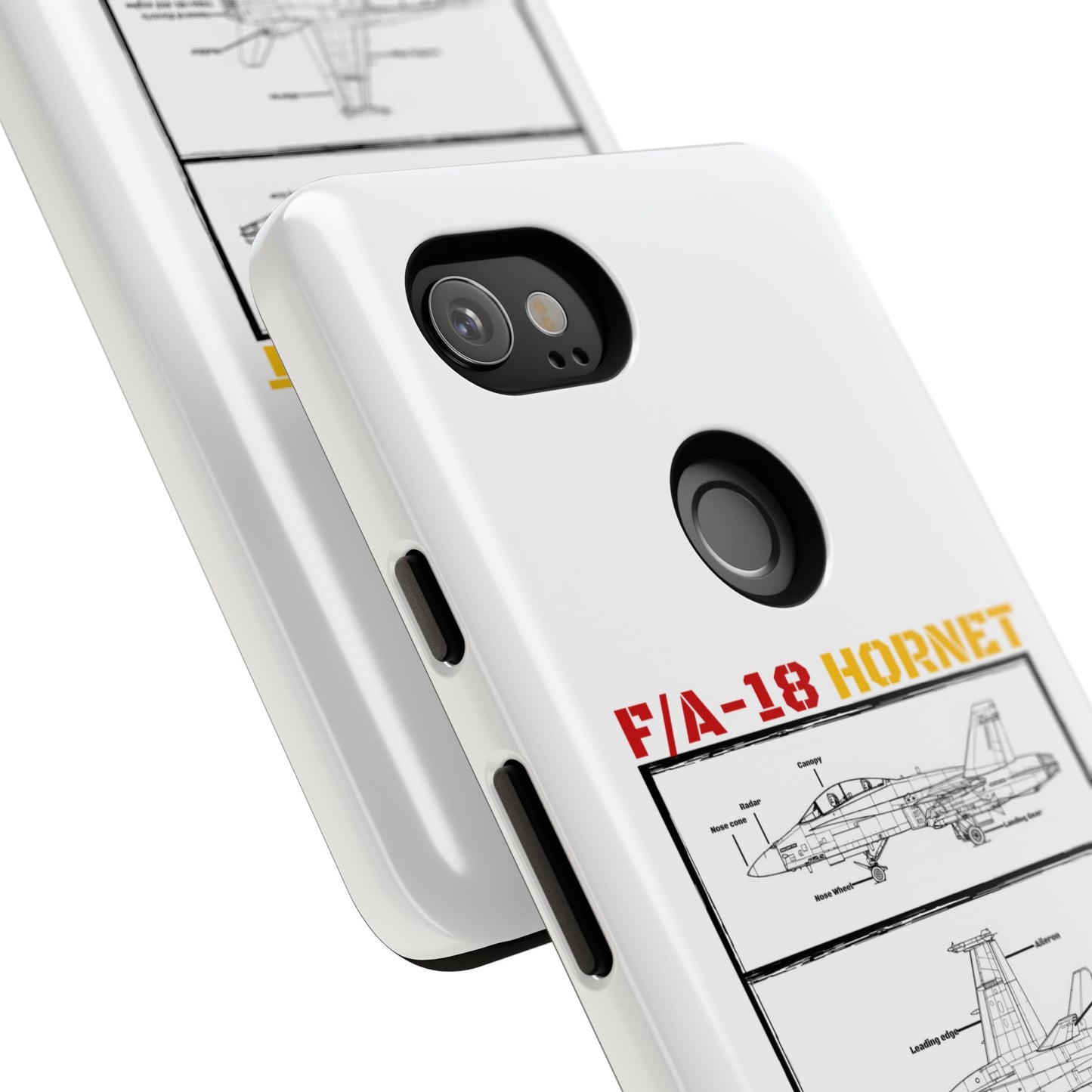 F/A-18 Hornet Schematic edition phone case (EDA Colour-Way)