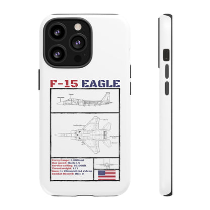 F-15 Schematic rigid Phone Case (USAF colour-ways)