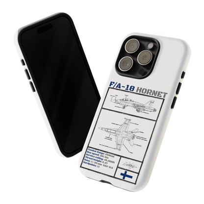 F/A-18 Hornet Schematic edition phone case (FAF Colour-Way)