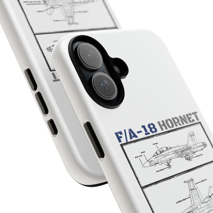F/A-18 Hornet Schematic edition phone case (FAF Colour-Way)