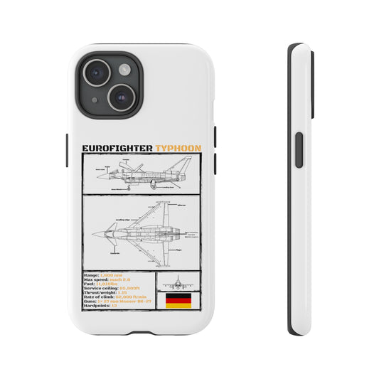 Eurofighter Typhoon Rigid Phone Case (Luftwaffe colour-ways)