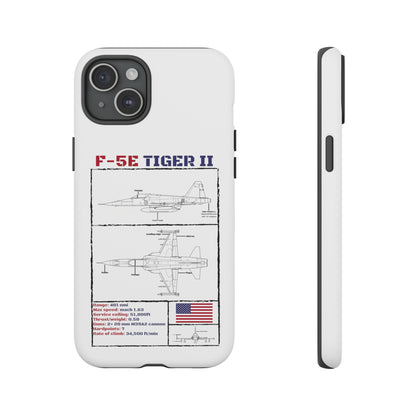 F-5E Schematic Durable Phone Case (USAF colour-ways)