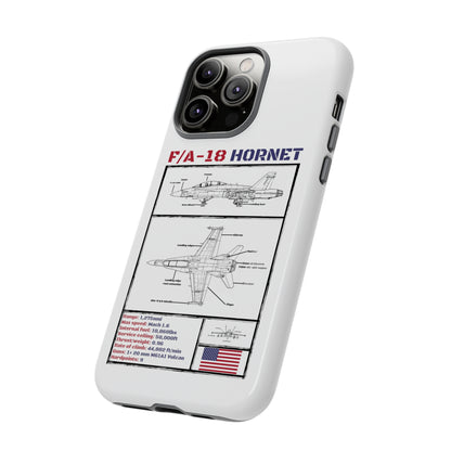 F/A-18 Schematic Rigid Phone Case (USAF colour-ways)