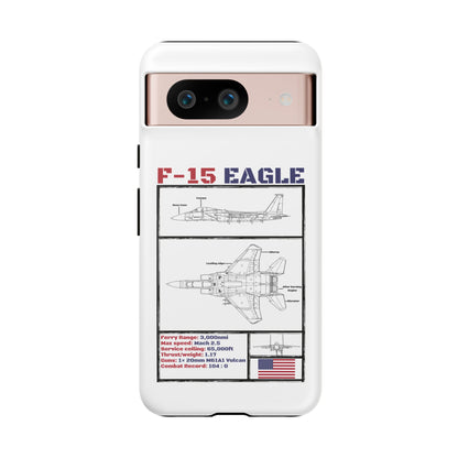 F-15 Schematic edition phone case