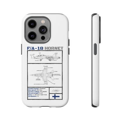 F/A-18 Hornet Schematic edition phone case (FAF Colour-Way)