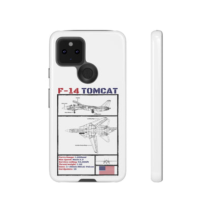 F-14 Tomcat Schematic edition phone case (USAF Colour-Way)