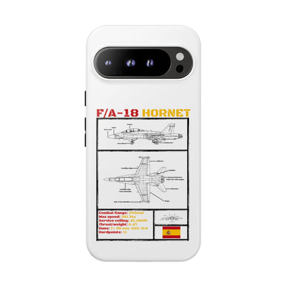 F/A-18 Hornet Schematic edition phone case (EDA Colour-Way)