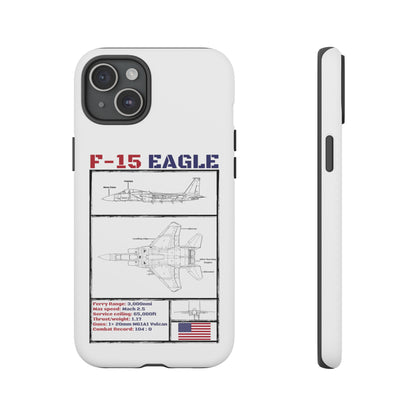 F-15 Schematic rigid Phone Case (USAF colour-ways)