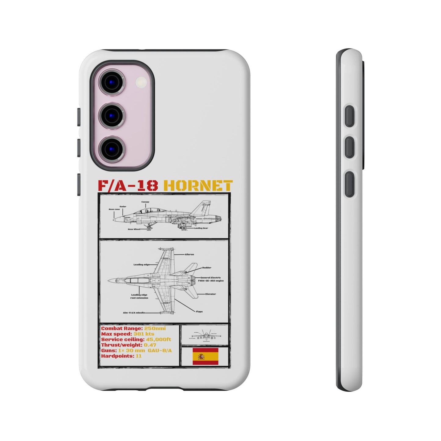 F/A-18 Hornet Schematic edition phone case (EDA Colour-Way)