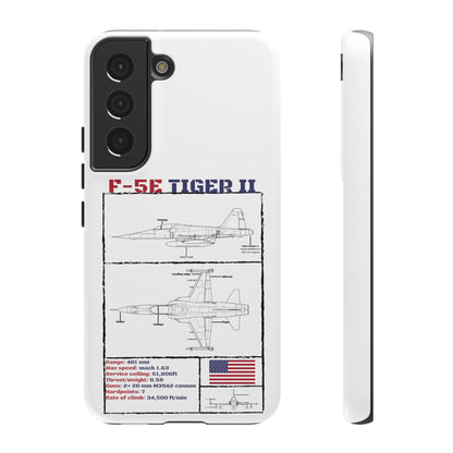 F-5E Schematic Durable Phone Case (USAF colour-ways)