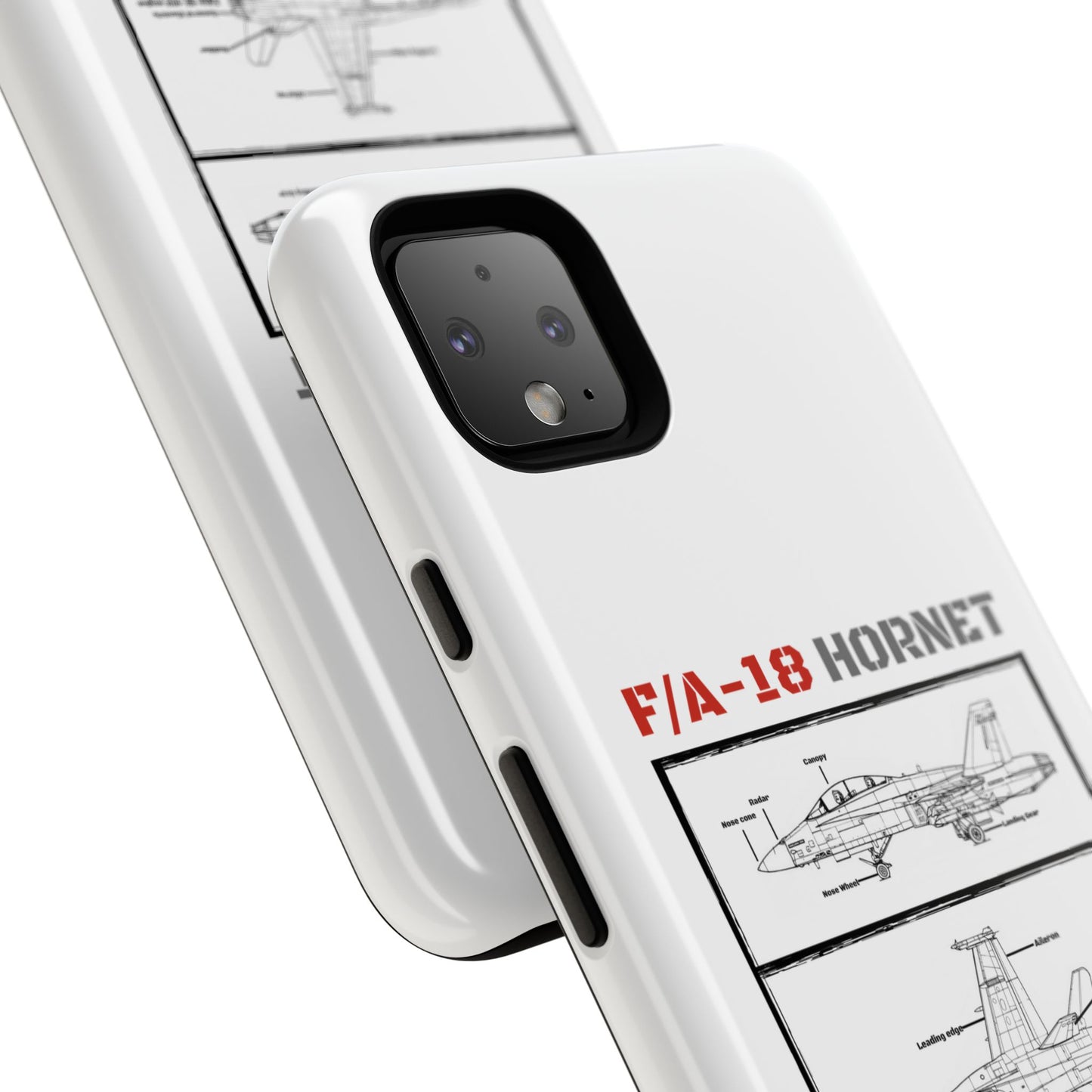 F/A-18 Hornet Schematic edition phone case (RCAF Colour-Way)