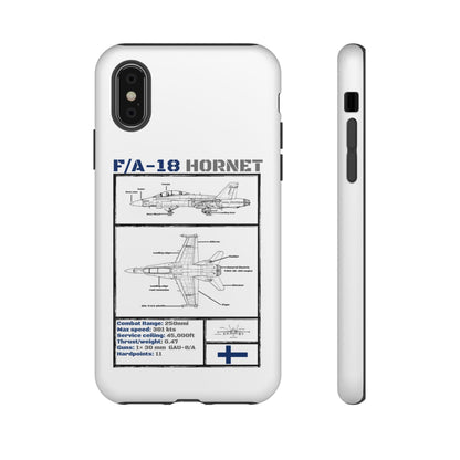F/A-18 Hornet Schematic edition phone case (FAF Colour-Way)