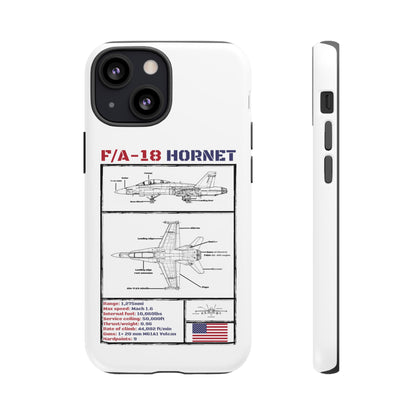 F/A-18 Schematic Rigid Phone Case (USAF colour-ways)