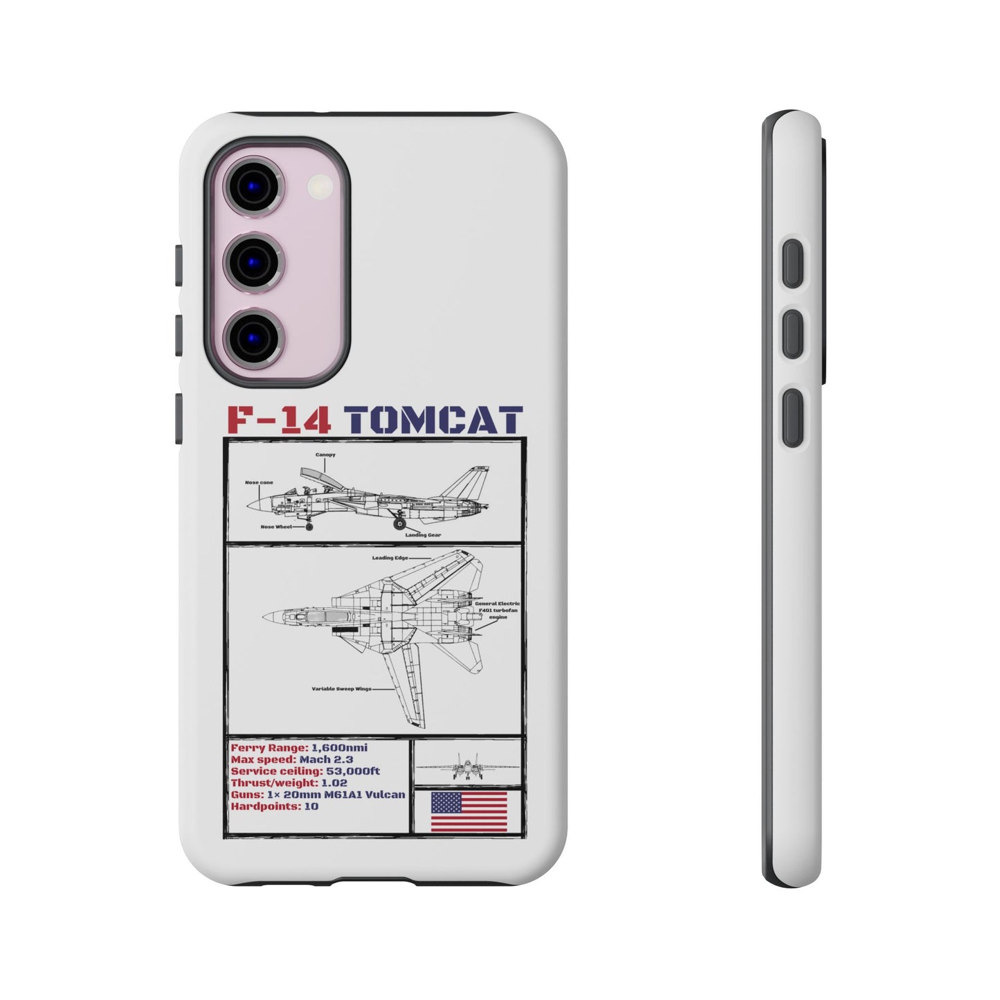 F-14 Tomcat Schematic edition phone case