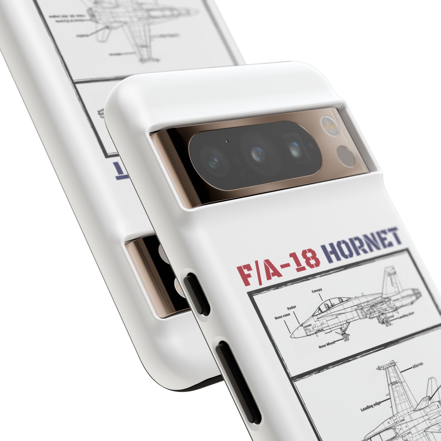 F/A-18 Hornet Schematic edition phone case