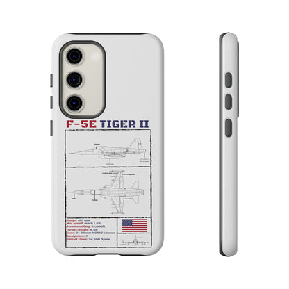 F-5E Schematic Durable Phone Case (USAF colour-ways)