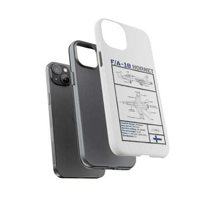 F/A-18 Hornet Schematic edition phone case (FAF Colour-Way)