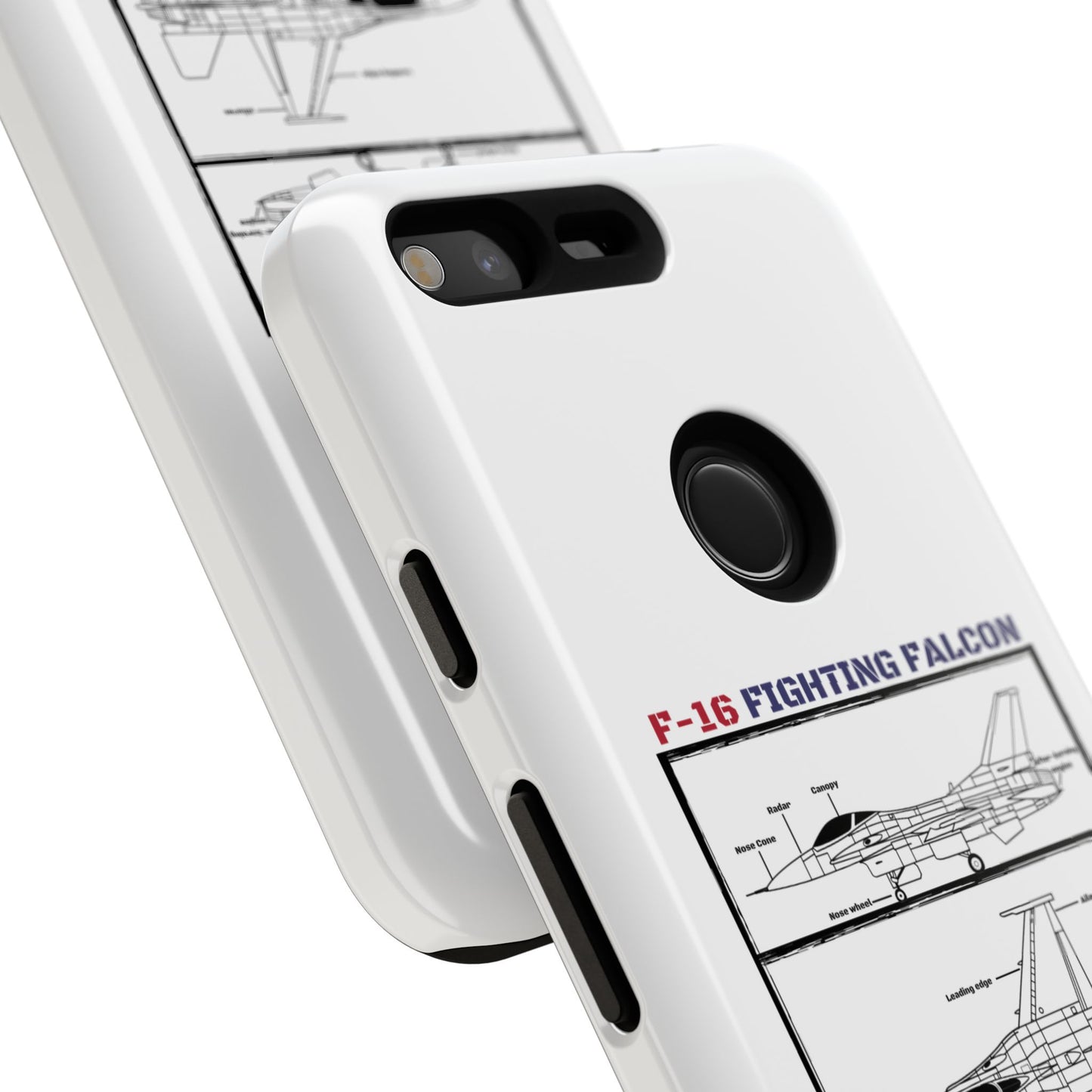 F-16 Fighting Falcon Schematic edition phone case (USAF Colour-Way)