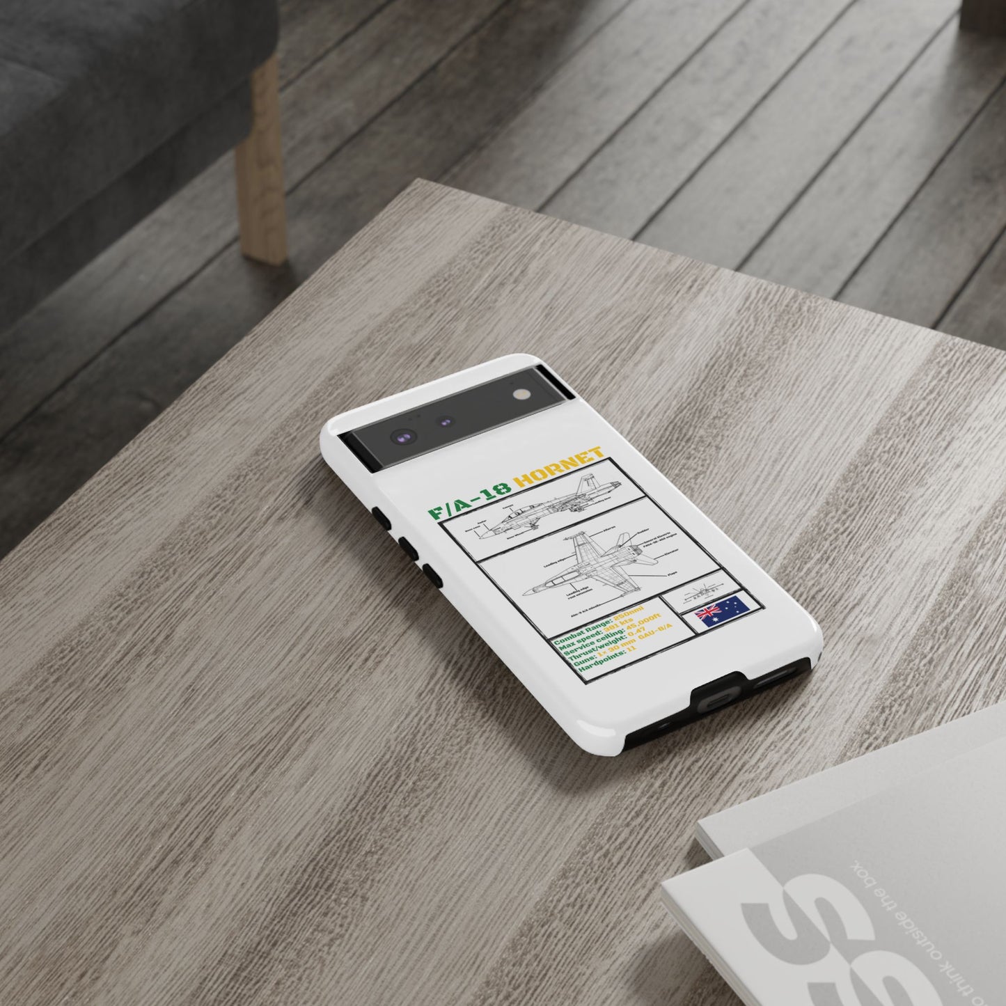 F/A-18 Hornet Schematic edition phone case (RAAF Colour-Way)