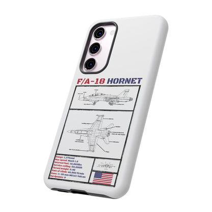 F/A-18 Hornet Schematic edition phone case