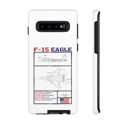 F-15 Schematic rigid Phone Case (USAF colour-ways)