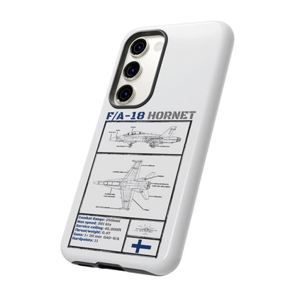 F/A-18 Hornet Schematic edition phone case (FAF Colour-Way)