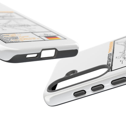 Eurofighter typhoon Schematic edition phone case (Luftwaffe Colour-Way)