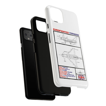 Eurofighter typhoon Schematic edition phone case (RAF Colour-Way)
