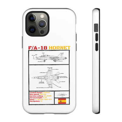 F/A-18 Hornet Schematic edition phone case (EDA Colour-Way)