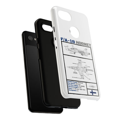F/A-18 Hornet Schematic edition phone case (FAF Colour-Way)