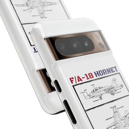 F/A-18 Schematic Rigid Phone Case (USAF colour-ways)