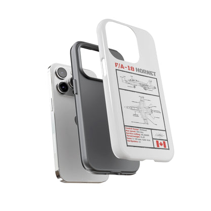 F/A-18 Hornet Schematic edition phone case (RCAF Colour-Way)