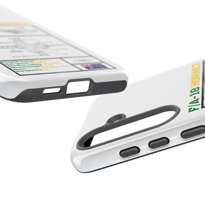 F/A-18 Hornet Schematic edition phone case (RAAF Colour-Way)