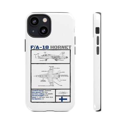 F/A-18 Hornet Schematic edition phone case (FAF Colour-Way)