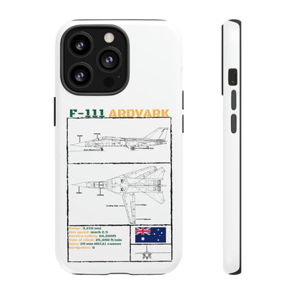 F111 Aardvark  Schematic Durable Phone Case (RAAF colouways)