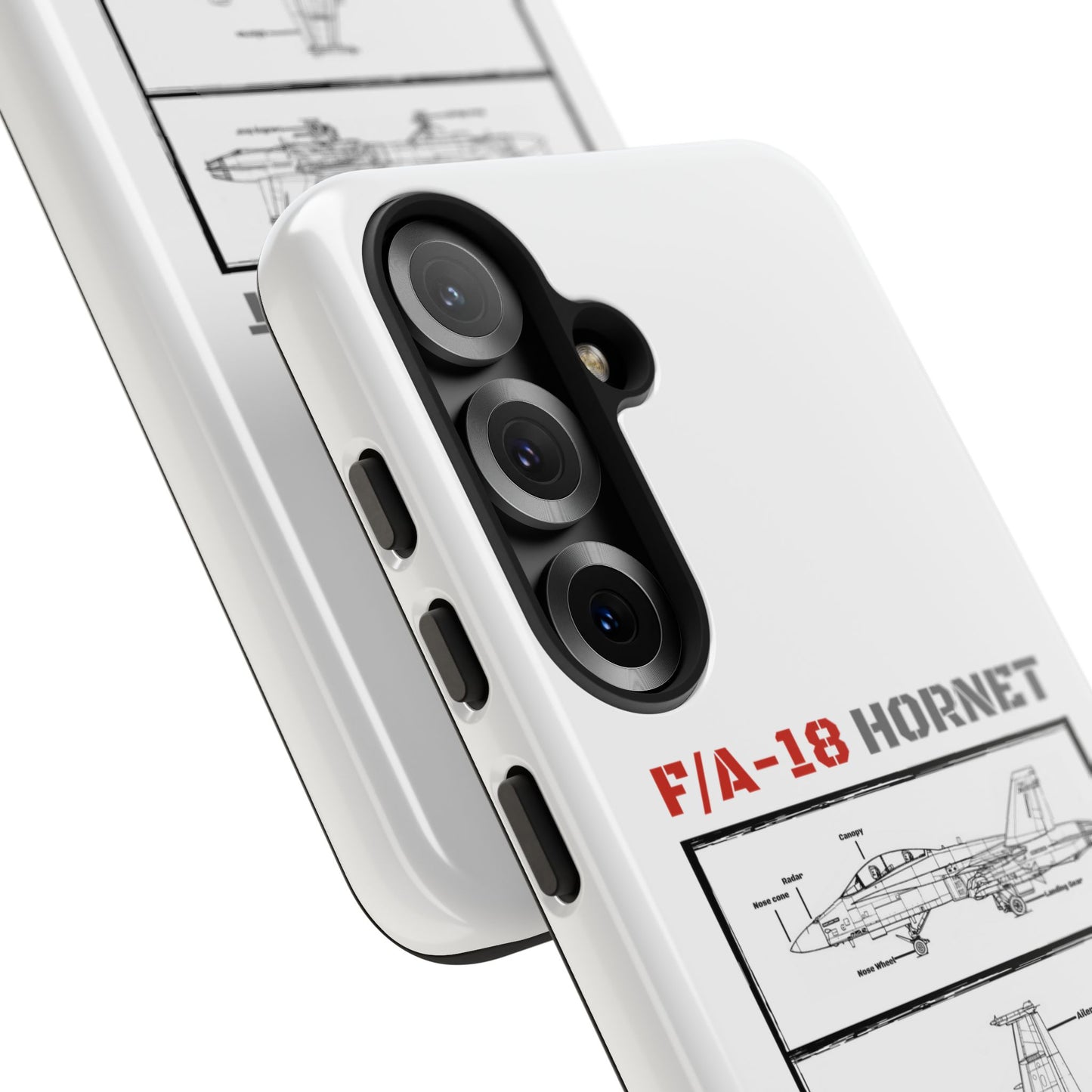 F/A-18 Hornet Schematic edition phone case (RCAF Colour-Way)