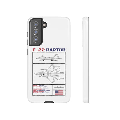 F-22 Raptor Schematic edition phone case (USAF Colour-Way)