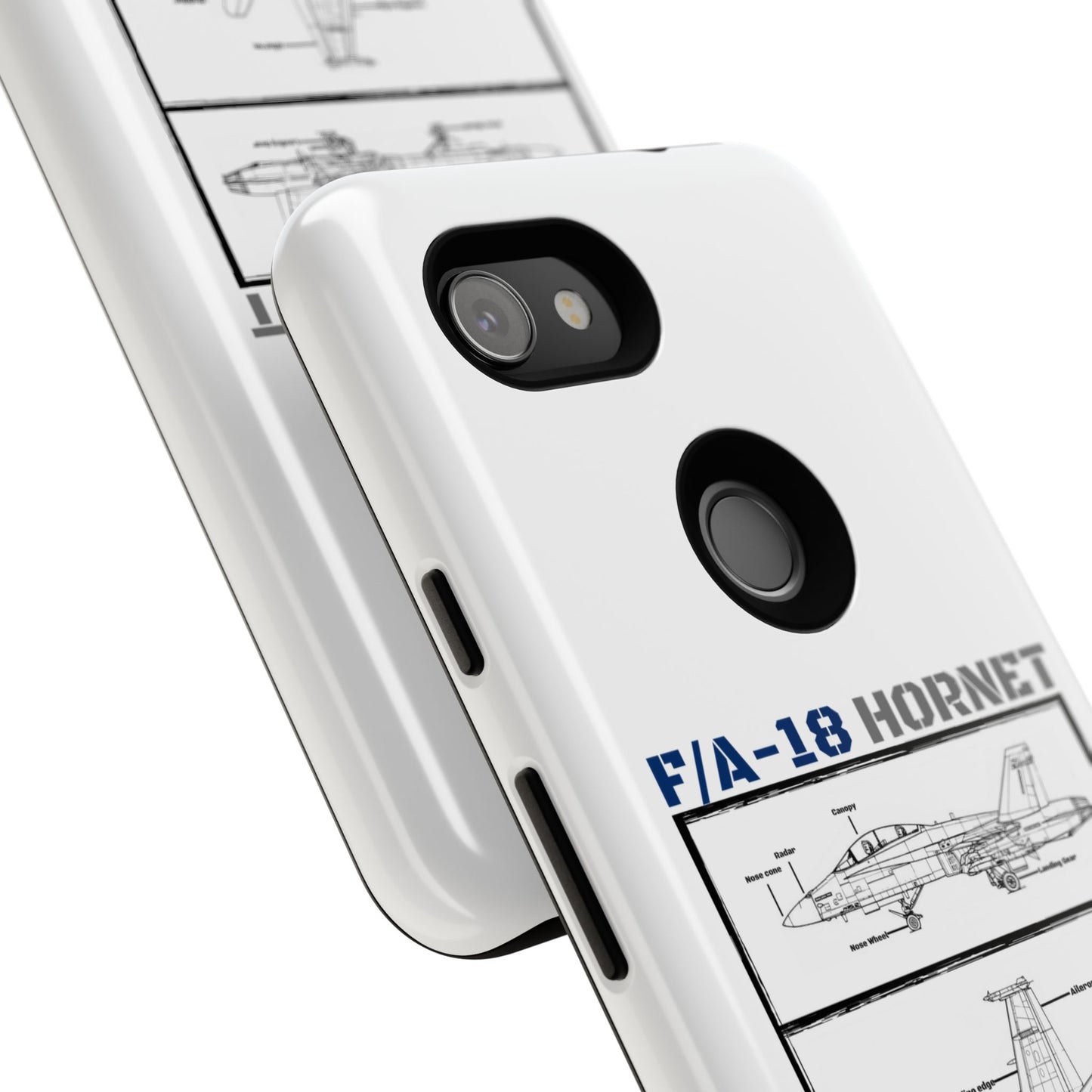 F/A-18 Hornet Schematic edition phone case (FAF Colour-Way)