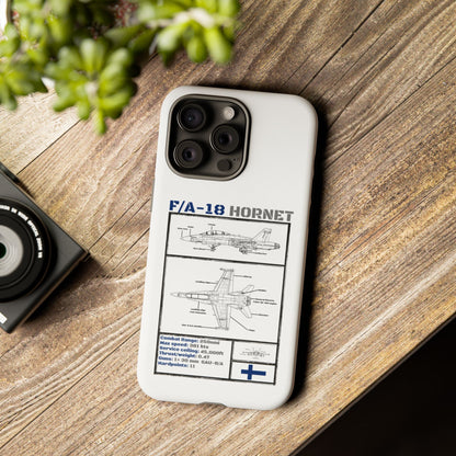 F/A-18 Hornet Schematic edition phone case (FAF Colour-Way)