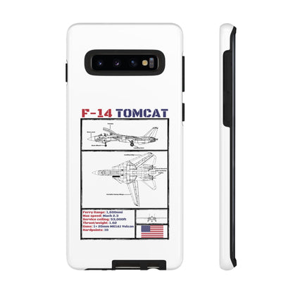 F-14 Tomcat Schematic edition phone case (USAF Colour-Way)