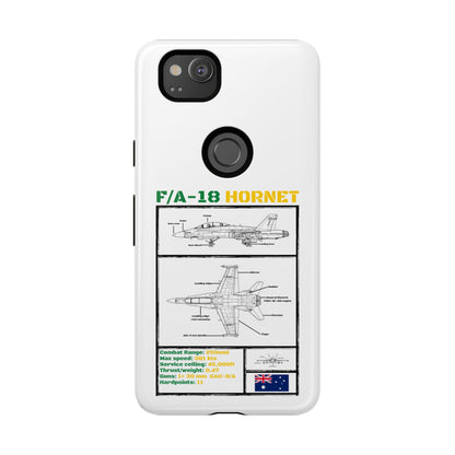 F/A-18 Hornet Schematic edition phone case (RAAF Colour-Way)