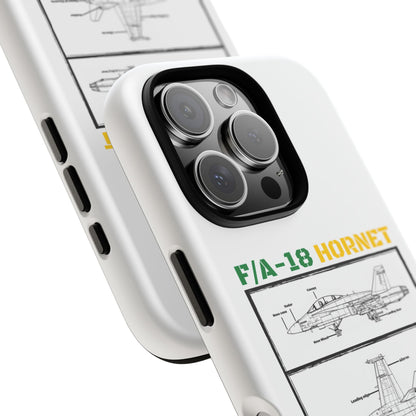 F/A-18 Hornet Schematic edition phone case (RAAF Colour-Way)