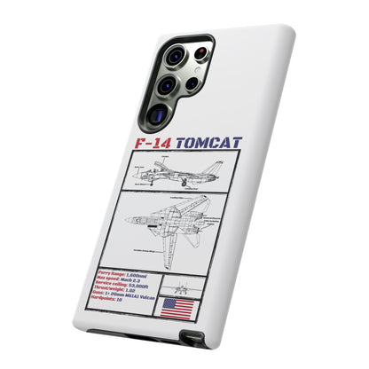 F-14 Tomcat Schematic edition phone case