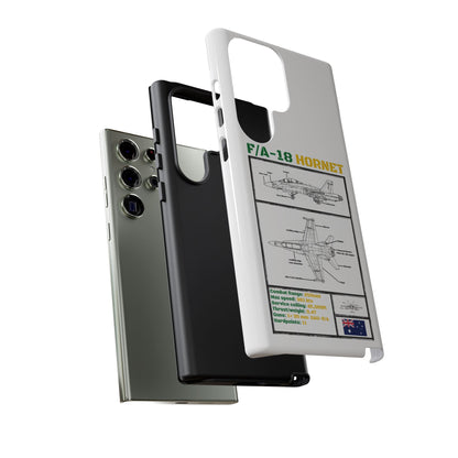 F/A-18 Hornet Schematic edition phone case (RAAF Colour-Way)